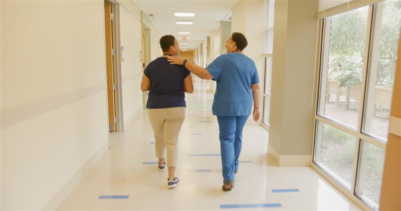 support a patient image